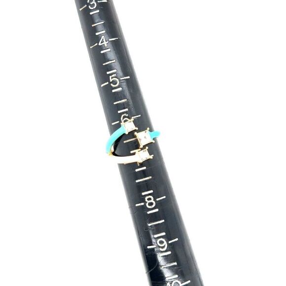 Pura Vida Teal/Pink Enamel Ring - Picture 10 of 10